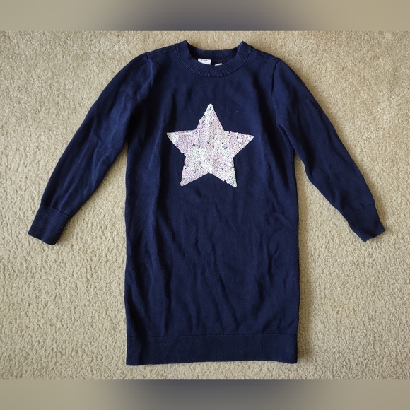 GAP Other - Gap 6/7 Sequin Star Sweater Dress